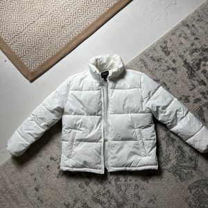 White Puffer Jacket